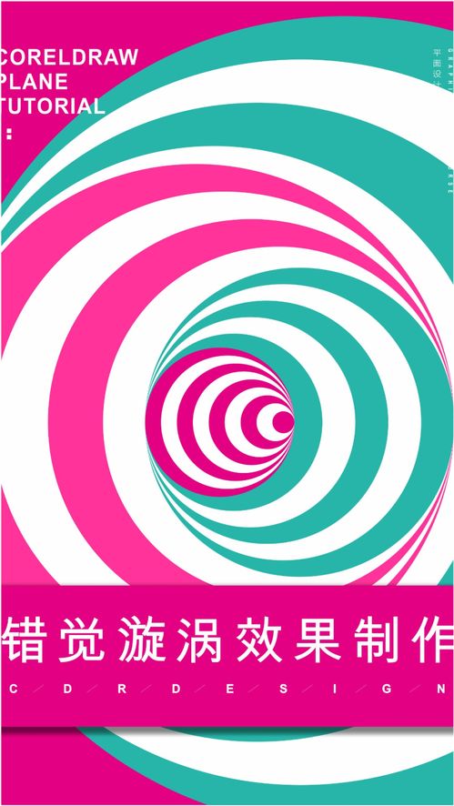 错觉漩涡海报元素在广告设计中的独特魅力